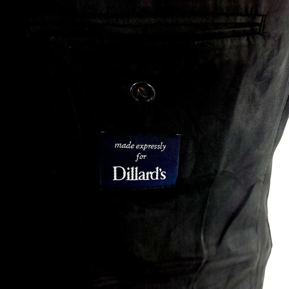 Ralph‎ Lauren Wool 2 Button Black Blazer 40R Tagged 40L See Description - Picture 10 of 13